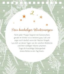 Tisch-Adventskalender - Zeit für Schönes