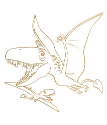 Metallic-Malen (Allosaurus) - Taschenbuch