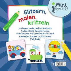 Mein erster Glitzer-Malspaß: Fahrzeuge - Taschenbuch