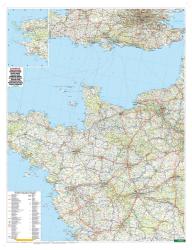 Frankreich Nord, Straßenkarte 1:500.000, freytag & berndt. Frankrijk Noord France North. Francia Nord Francia del Norte