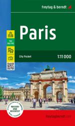 Paris, Stadtplan 1:11.000, freytag & berndt