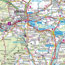 Niederösterreich, Straßen- und Freizeitkarte 1:150.000, freytag & berndt