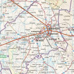 Saudi-Arabien, Straßenkarte 1:1.500.000, freytag & berndt