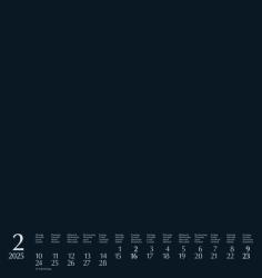 Foto-Malen-Basteln Bastelkalender schwarz groß 2025