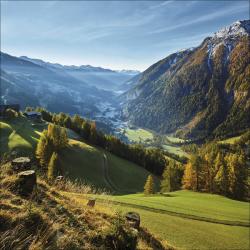 KORSCH Wandkalender Alpen 30 x 30 cm bunt 2026