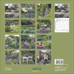 KORSCH Wandkalender Gartenträume 30 x 30 cm bunt 2026
