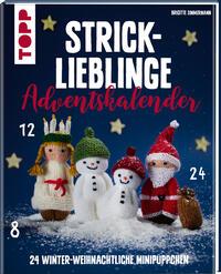 Brigitte Zimmermann: Strick-Lieblinge Adventskalender. Adventskalenderbuch - gebunden