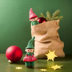 Brigitte Zimmermann: Strick-Lieblinge Adventskalender. Adventskalenderbuch - gebunden