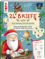 Mimi Hecher: 24 Briefe vom Weihnachtsmann. Adventskalender-Post zum Basteln, Malen und Staunen - Taschenbuch