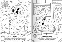 Imagine That: Magic Diamond Colouring - Katzen & Hunde - gebunden