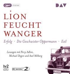 Lion Feuchtwanger: Die Wartesaal-Trilogie. Erfolg - Die Geschwister Oppermann - Exil, 3 Audio-CD, 3 MP3 - CD