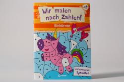 Wir malen nach Zahlen! - Einhörner - Taschenbuch