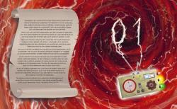 Altes, leicht zerknittertes Papier mit Text in deutscher Sprache. Das Papier ist an den Rändern leicht eingerissen, und es ist auf einer Seite eingerollt.