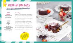 Buchcover 'Easy Baking für Teenies'. Oben bunte Cupcakes, darunter verschiedene Backwaren. Farbenfroh und ansprechend gestaltet.