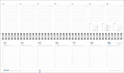 Wochenplaner Querformat blau 2025