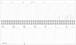 Wochenplaner Querformat blau 2025