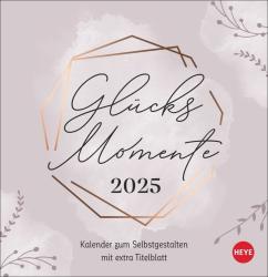 Kreativkalender zum Aufstellen Glücksmomente 2025