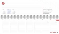 FC Bayern München Wochenquerplaner 2025