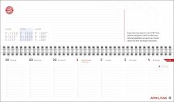 FC Bayern München Wochenquerplaner 2025