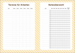 Kalender 2025/2026. Rosa Hintergrund mit diagonalen Streifen. Herzform mit einer grauen Katze. Einfaches, verspieltes Design.