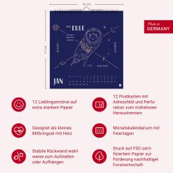 Postkartenkalender Katzen Kleine Tiger 2026