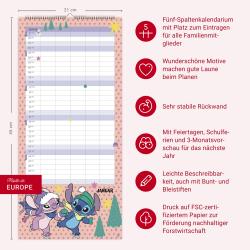 Stitch Familienplaner 2026