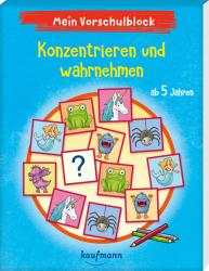 Laura Lamping: Mein Vorschulblock - Konzentrieren und wahrnehmen - Taschenbuch