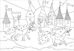 Glitzerzauber Malbuch - Einhörner - Taschenbuch