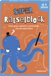 Presse Service Stefan Heine: Super Rätselblock ab 6 Jahren. Schau genau, Logikrätsel, Schattenbilder und viele andere Rätsel - Taschenbuch