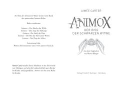 Aimée Carter: Animox 4. Der Biss der Schwarzen Witwe - gebunden