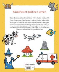 Nico Fauser: Für kleine Zeichner - Die große Zeichenschule. Zeichnen lernen für Kinder ab 4 Jahren. Mit Erfolgsgarantie! - Taschenbuch