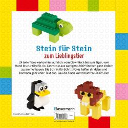 Tiere bauen mit LEGO®-Steinen für Kinder ab 4 Jahren - gebunden