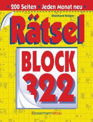 Eberhard Krüger: Rätselblock 322 - Taschenbuch