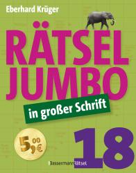 Eberhard Krüger: Rätseljumbo in großer Schrift 18 - Taschenbuch