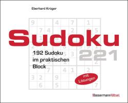 Eberhard Krüger: Sudokublock 221 - Taschenbuch