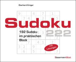 Eberhard Krüger: Sudokublock 222 - Taschenbuch