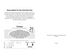 Rentnerkalender 2026