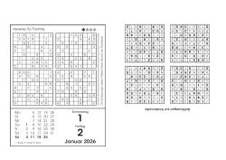 Sudokukalender 2026