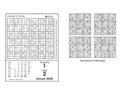 Sudokukalender 2026