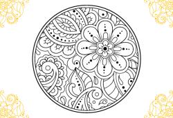 50 Karten zum Ausmalen - Mandalas