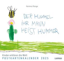 Hartmut Ronge: Der Hummel ihr Mann heist Hummer -  Postkartenkalender 2025