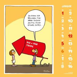 Ralph Ruthe: Shit happens! Wandkalender 2025