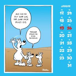 Ralph Ruthe: Shit happens! Wandkalender 2025