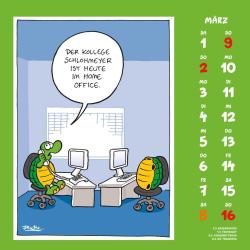 Ralph Ruthe: Shit happens! Wandkalender 2025