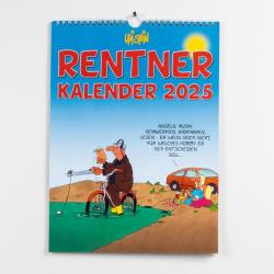 Uli Stein: Uli Stein Rentnerkalender 2025: Monatskalender für die Wand