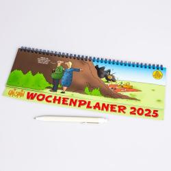 Uli Stein: Uli Stein Wochenplaner 2025: Tischkalender