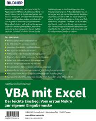Dieter Klein: VBA mit Excel - Der leichte Einstieg: Vom ersten Makro zur eigenen Eingabemaske - Für Excel 2010 bis 2021, 365 - Taschenbuch