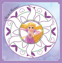 Panini: Disney Prinzessin: Meine Glitzer-Mandalas zum Ausmalen - Taschenbuch