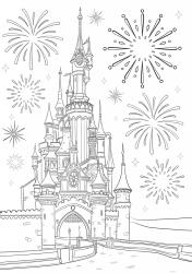 Disney: Disney: Disneyland Paris Malblock - Taschenbuch