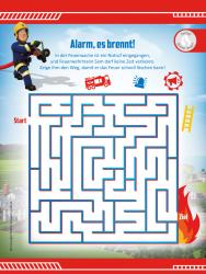 Panini: Feuerwehrmann Sam: 1001 Sticker: Stickern - Rätseln - Ausmalen - Taschenbuch